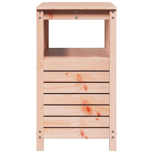 Masă de plantare cu rafturi din lemn masiv Douglas