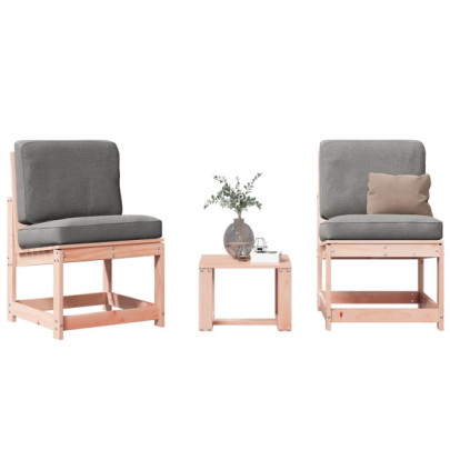Set mobilier de grădină - 3 piese - lemn masiv douglas