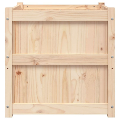 Jardinieră Lemn Masiv Pin 60x60 cm - Livrare Gratuită