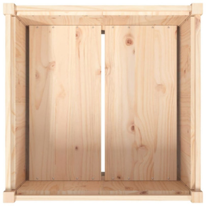 Jardinieră Lemn Masiv 70x70 cm - Livrare Gratuită