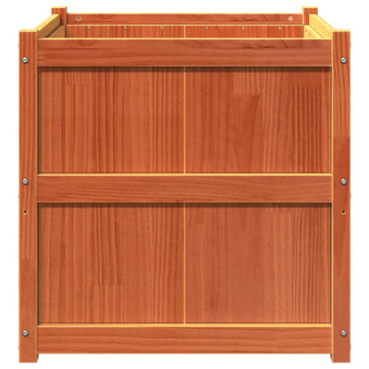 Jardinieră Lemn Masiv Pin - 70x70x70 cm - Livrare Gratuită