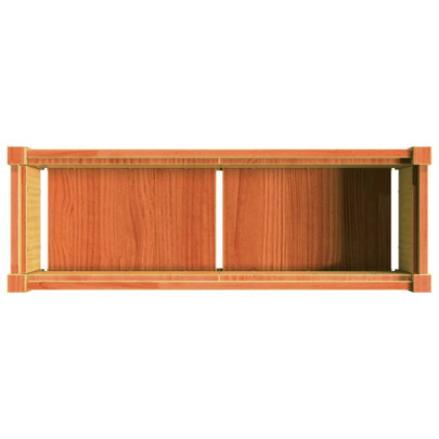 Jardinieră Grădină Lemn Masiv Pin - Maro Ceruit 90x31x31 cm