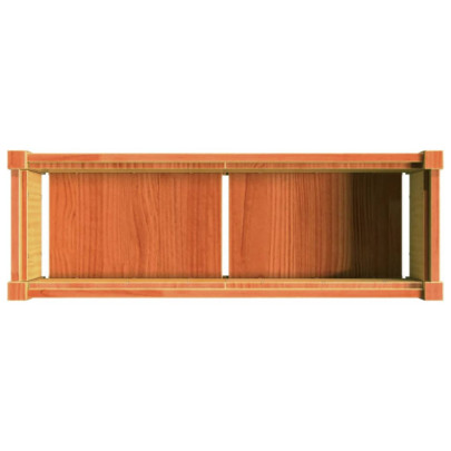 Jardiniere Grădină 2 buc - Lemn Masiv Pin - Maro Ceruit