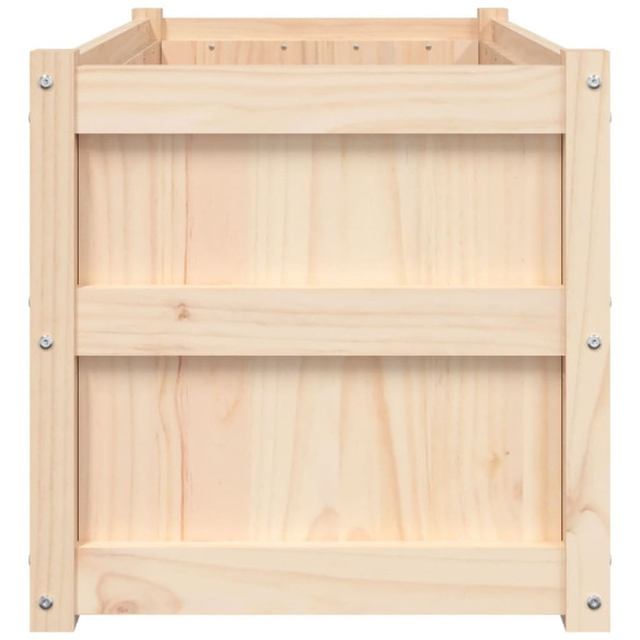 Jardiniere Grădină Lemn Masiv - Set 2 bucăți - Livrare Gratuită