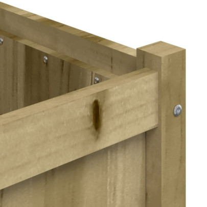 Jardinieră Lemn Pin pentru Grădină - 90x50x70 cm