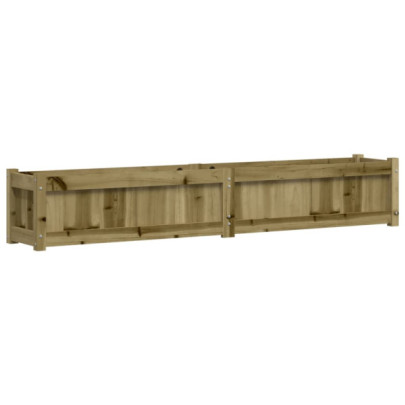 Jardiniere Grădină Lemn Pin - Set 2 Bucăți - Livrare Gratuită