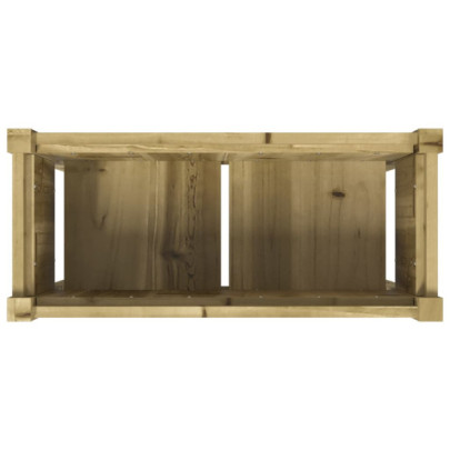 Jardiniere Gradina Lemn Pin Impregnat - Set 2 Bucati