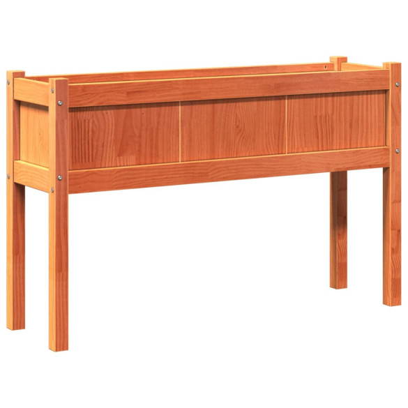 Jardiniere Grădină Lemn Pin - 2 bucăți - Maro Ceruit