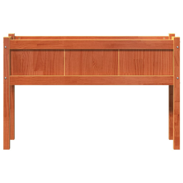 Jardiniere Grădină Lemn Pin - 2 bucăți - Maro Ceruit