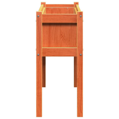 Jardiniere Grădină Lemn Pin - 2 bucăți - Maro Ceruit