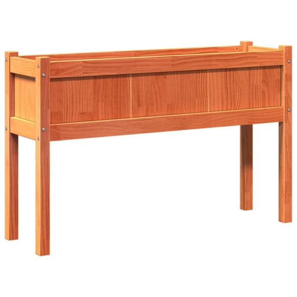 Jardiniere Grădină Lemn Pin - 2 bucăți - Maro Ceruit