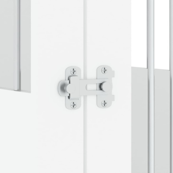 Cușcă Ladă pentru Câini Alb - Mobilier Funcțional