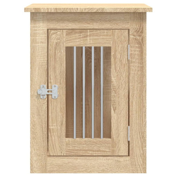 Cușcă pentru Câini Stejar Sonoma - Masă Capăt - 45x62x59 cm