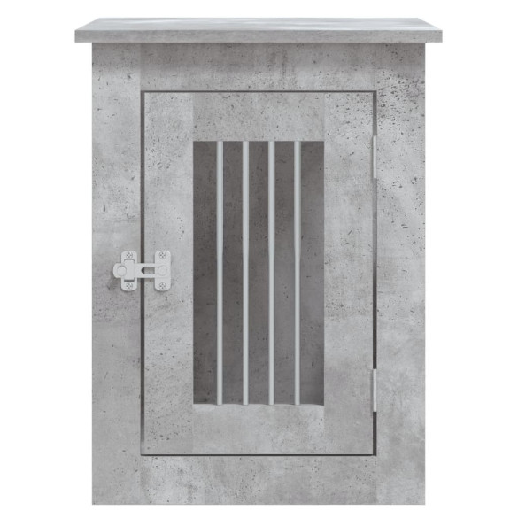 Cușcă Câini 2 în 1 cu Masă - Lemn Prelucrat - Livrare Gratuită