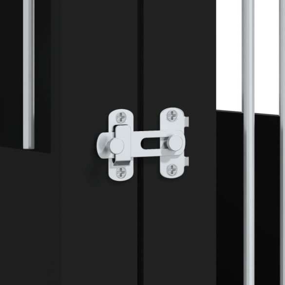 Cușcă Câini Lemn Compozit 55x75x65 cm - Negru