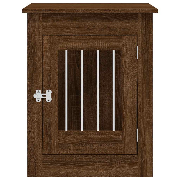 Cușcă Câini 2 în 1 cu Masă - Lemn Compozit - Livrare Gratuită