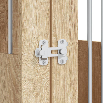 Ladă pentru Câini Stejar Sonoma - Cușcă și Masă Integrată