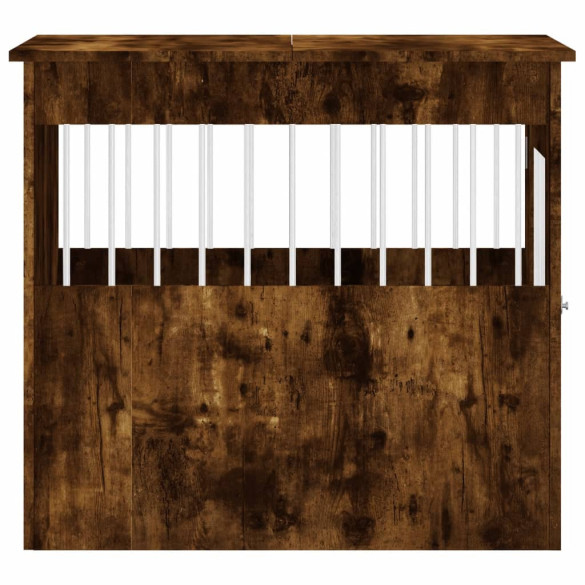 Cușcă pentru câini cu masă incorporată - Stejar fumuriu