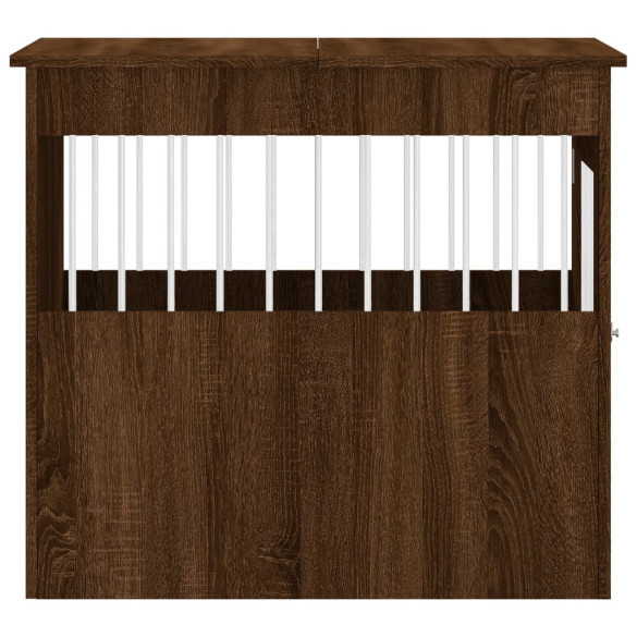 Ladă pentru Câini - Stejar Maro - 64,5x80x71 cm - Lemn Compozit
