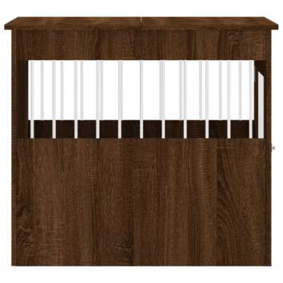 Ladă pentru Câini - Stejar Maro - 64,5x80x71 cm - Lemn Compozit