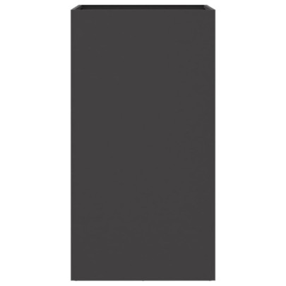 Jardinieră Oțel Negru 42x38x75 cm - Livrare Gratuită