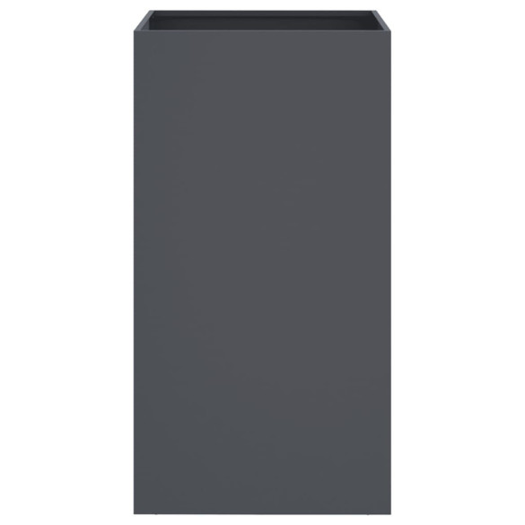 Jardinieră Antracit Oțel pentru Grădină și Balcon