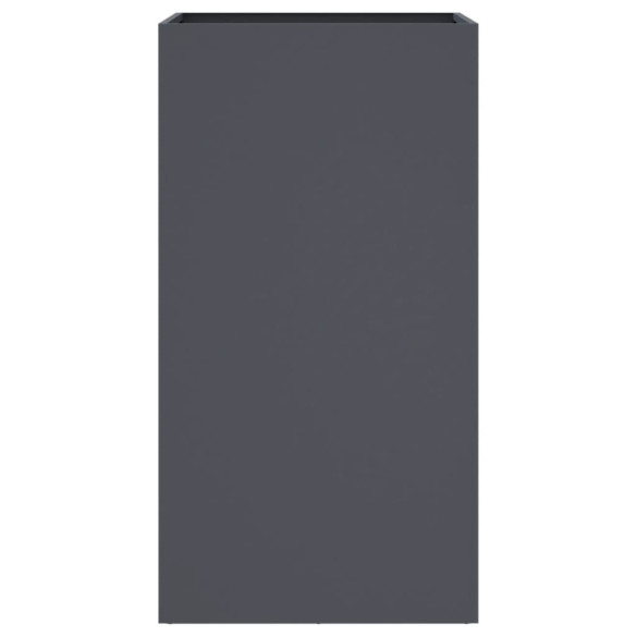 Jardinieră Antracit Oțel pentru Grădină și Balcon