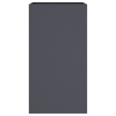 Jardinieră Antracit Oțel pentru Grădină și Balcon