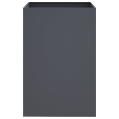 Jardinieră Antracit Oțel - 52x48x75 cm - Livrare Gratuită