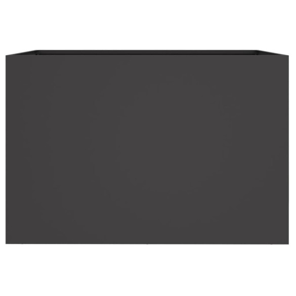 Jardinieră Oțel Negru 62x40x39 cm - Livrare Gratuită