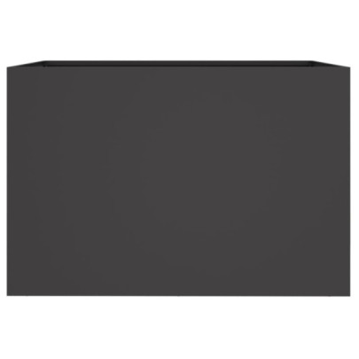 Jardinieră Oțel Negru 62x40x39 cm - Livrare Gratuită