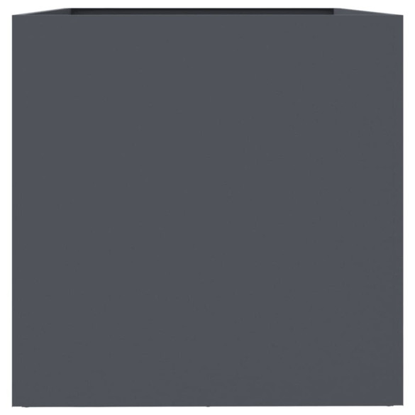 Jardinieră Antracit Oțel - 62x40x39 cm - Livrare Gratuită