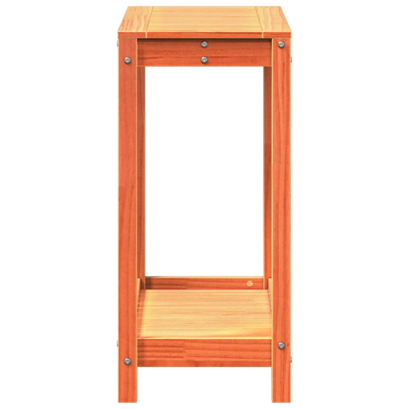 Masă Plantare cu Raft din Lemn Masiv de Pin - Livrare Gratuită