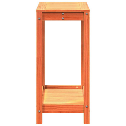 Masă Plantare cu Raft din Lemn Masiv de Pin - Livrare Gratuită