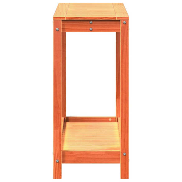 Masă Plantare cu Raft din Lemn Masiv de Pin - Livrare Gratuită