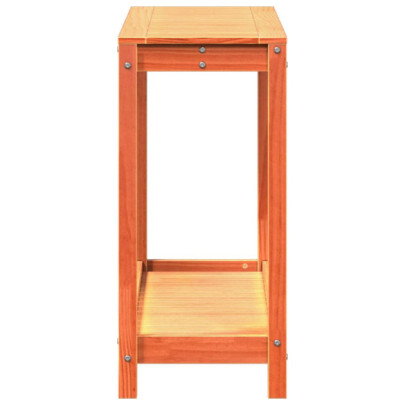 Masă Plantare cu Raft din Lemn Masiv de Pin - Livrare Gratuită