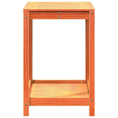 Masă Plantare cu Raft din Lemn Masiv Pin - Livrare Gratuită