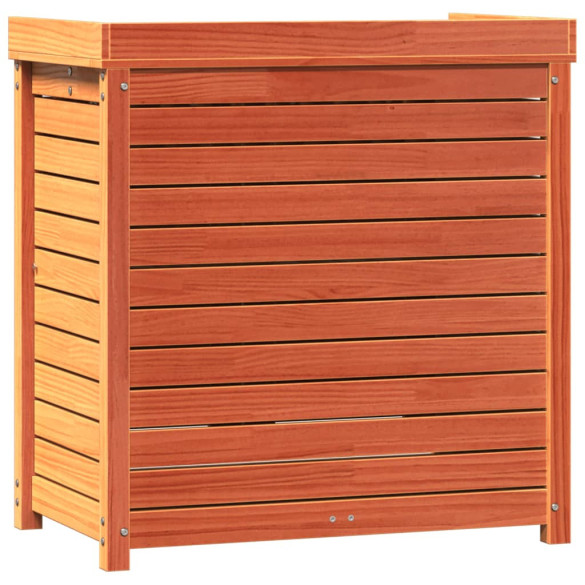 Masă de Plantare din Lemn Masiv de Pin cu Rafturi