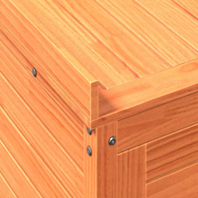 Masă de Plantare din Lemn Masiv de Pin cu Rafturi