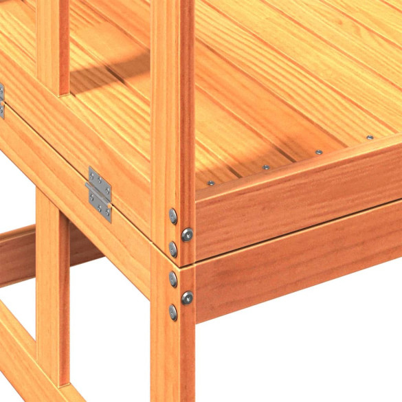 Banchetă extensibilă grădină - Lemn masiv pin - Livrare gratuită