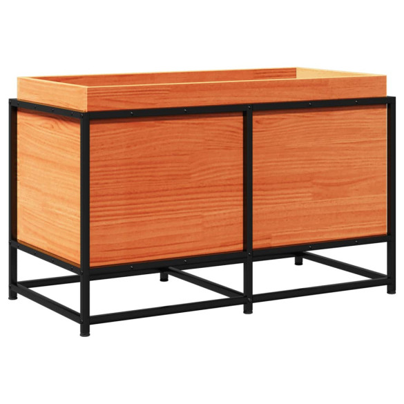 Jardinieră Lemn Masiv Pin - 80x40x50 cm - Livrare Gratuită