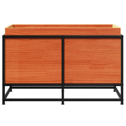 Jardinieră Lemn Masiv Pin - 80x40x50 cm - Livrare Gratuită