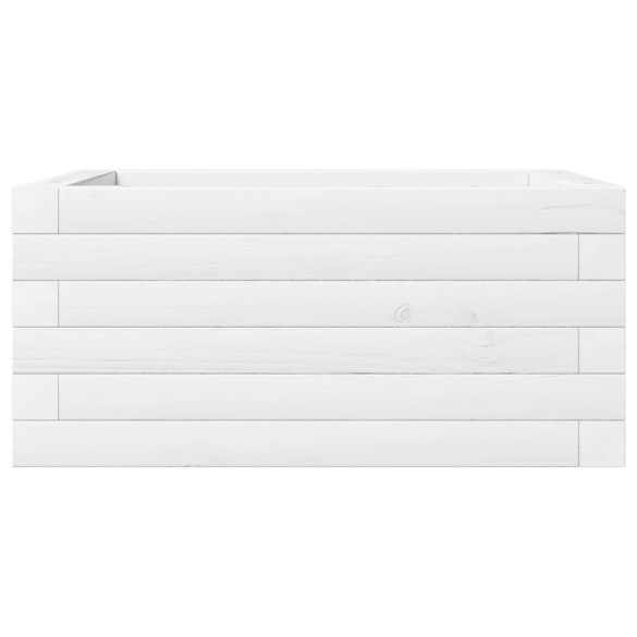 Jardinieră Grădină Albă - Lemn Masiv de Pin | Livrare Gratuită