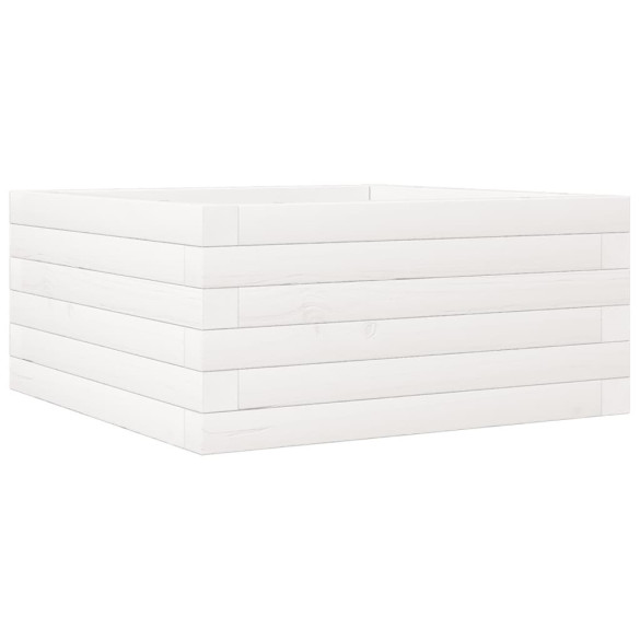 Jardinieră Grădină Albă - Lemn Masiv de Pin | Livrare Gratuită