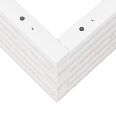 Jardinieră Grădină Albă - Lemn Masiv de Pin | Livrare Gratuită