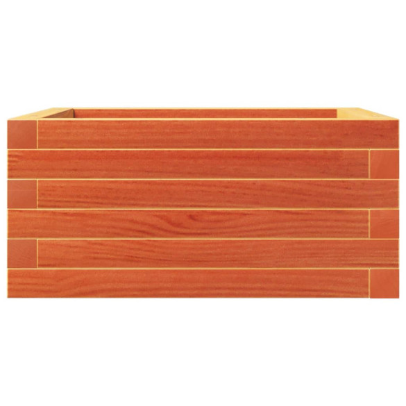 Jardinieră Grădină Lemn Pin Masiv - Maro Ceruit 50x50 cm