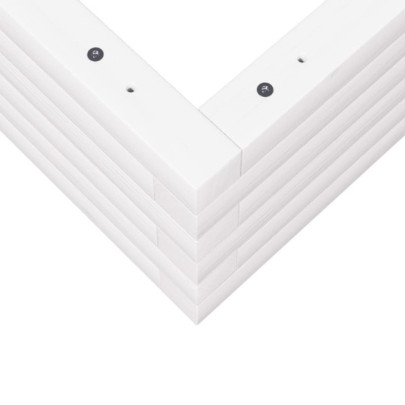 Jardinieră Grădină Albă - Lemn Masiv Pin | Livrare Gratuită