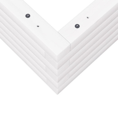 Jardinieră Grădină Albă - Lemn Masiv de Pin | Livrare Gratuită