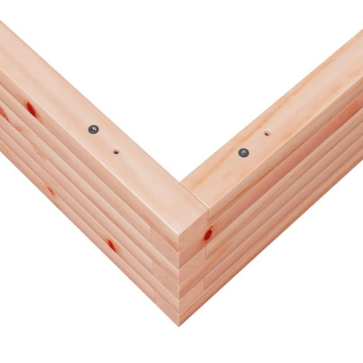 Jardinieră Lemn Douglas 100x100 cm - Livrare Gratuită