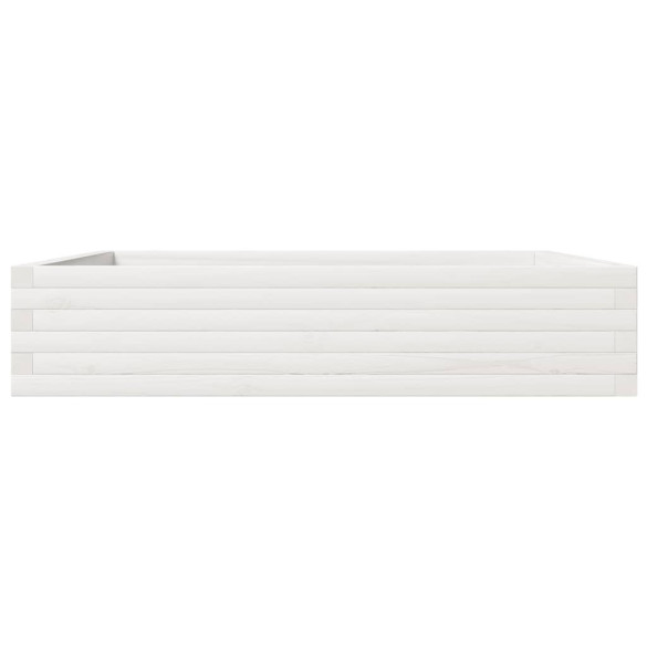 Jardinieră Grădină Albă - Lemn Masiv de Pin | Livrare Gratuită